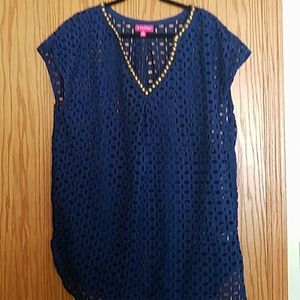 Lilly for Target Eyelet Cover-up - Navy